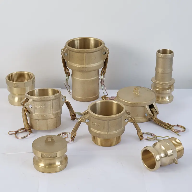 Como manter o acoplamento Camlock de latão?